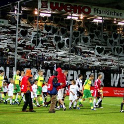 Derbytime in Burghausen gegen 1860 München (2. Bundesliga)